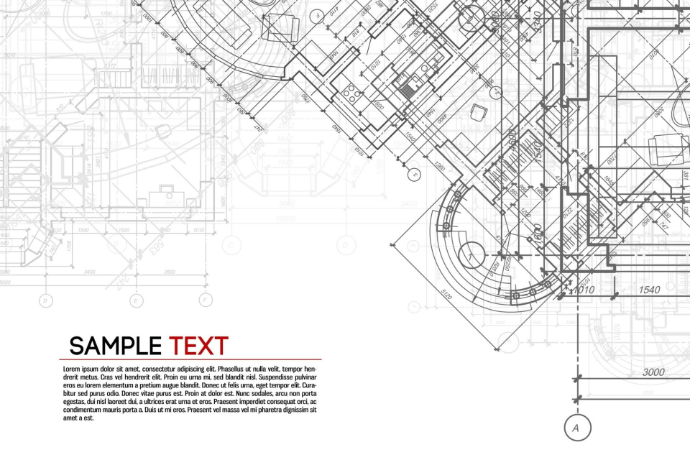 Detailed architectural blueprint and technical draft representing environmental design and intentional living